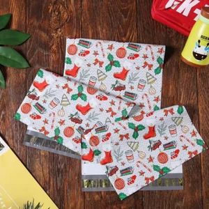100 10x13'' Christmas polymailer shipping bags
